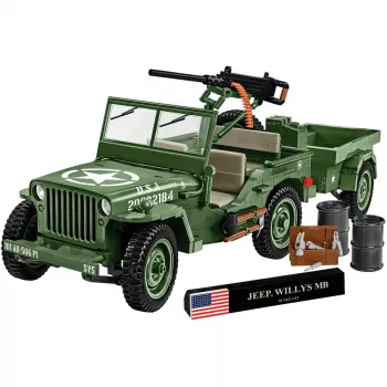 COBI Willys MB & Trailer Executive Edition Klocki Konstrukcyjne (400 elementów)