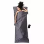 Cocoon CT44 lekki turystyczny wkład do śpiwora – prostokątny, 220 x 90 cm, 100% bawełna, szary słoń
