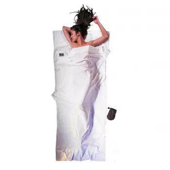 Cocoon ECT13 Light Travel Śpiwór Wkład, Prostokątny, 220 x 90 cm, 100% Bawełna, Naturalny