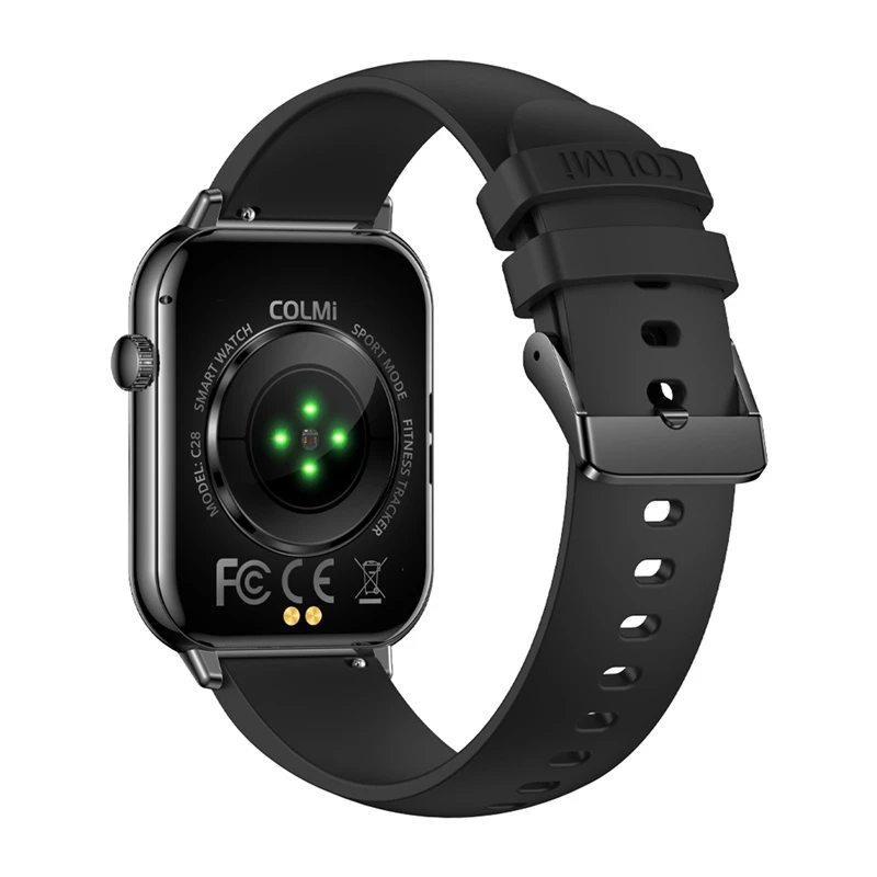 COLMI C28 Smartwatch - Czarna silikonowa