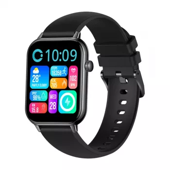 COLMI C28 Smartwatch - Czarna silikonowa
