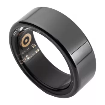 COLMI R02 Smart Ring, rozmiar 9, 18,9 mm (czarny) + etui ładujące