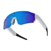 COLMI V06 AI White Sports Sunglasses with Blue Lenses