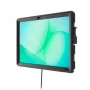 Compulocks PowerMove zamykany zestaw montażowy naścienny do tabletów 11 inch - VESA 75x75, obrót 360°, czarna stal (PMGA11P)