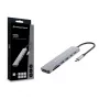 CONCEPTRONIC 7-in-1 USB-C Docking Station with HDMI, USB-C PD, 2x USB-A, SD & MicroSD Card Readers, 25 cm Cable, Space Grey