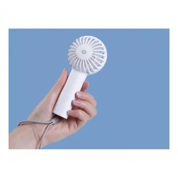 CONCEPTRONIC AERIVA01W Mini Wentylator Przenośny Biały – Ładowany, 3 prędkości, USB-C