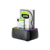 Conceptronic DONN36B 2-Bay SATA HDD/SSD Docking Station, USB 3.0, 2x USB-A, Czarny