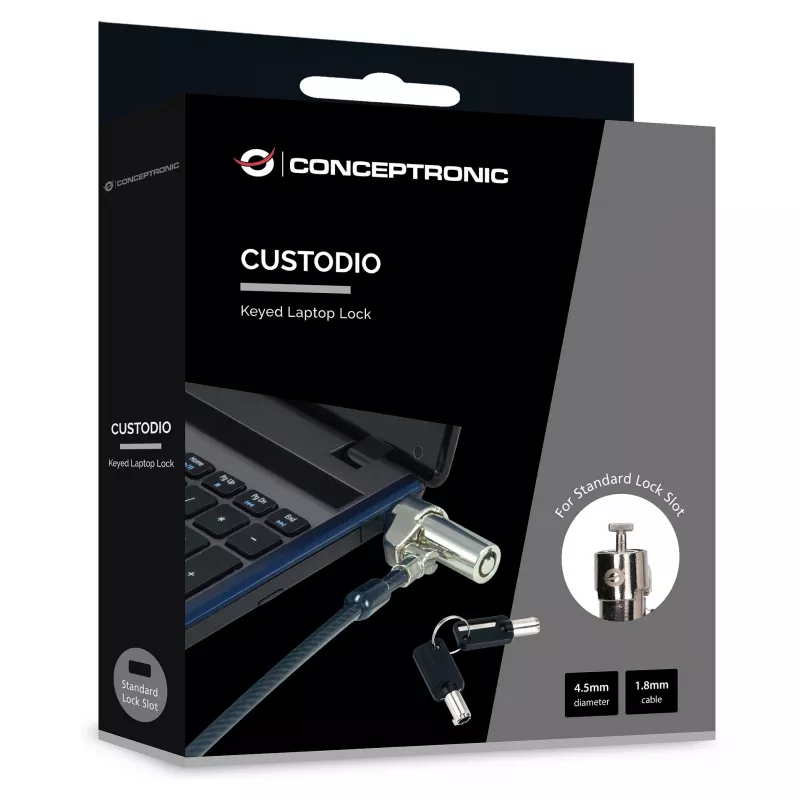 Conceptronic NBT Notebook Key Lock Standard 1.80m