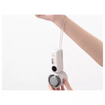 CONCEPTRONIC Turbo Wentylator Ręczny z Płytką Chłodzącą, Kremowy