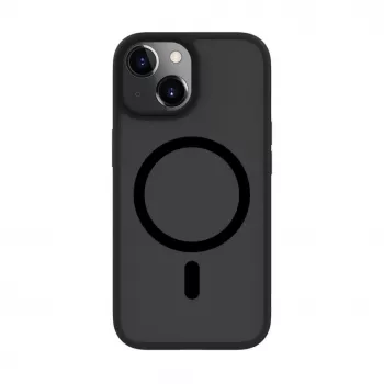 Connect Apple iPhone 15 Etui hybrydowe z magnesem PC+TPU czarne