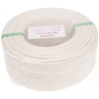 CONOTECH NS-585 Kabel koncentryczny NS113TRI HQ 1m 75 Ohm potrójnie ekranowany biały