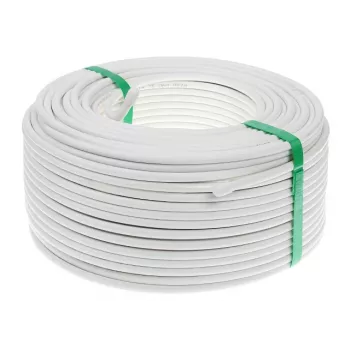 CONOTECH NS100 Trishield kabel koncentryczny 1m biały 75 Ohm potrójnie ekranowany