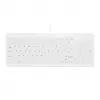 Contour ACTIVE KEY Hygiene Kompaktowa Ultracienka Przewodowa Klawiatura USB Czarna (AK-C7012F-UVS-W/FR)
