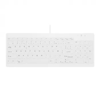 Contour ACTIVE KEY Hygiene Kompaktowa Ultracienka Przewodowa Klawiatura USB Czarna (AK-C7012F-UVS-W/FR)