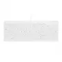 Contour ACTIVE KEY Hygiene Kompaktowa Ultracienka Przewodowa Klawiatura USB Czarna (AK-C7012F-UVS-W/FR)