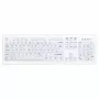 CONTOUR DESIGN Active Key AK-C8100 Pełnowymiarowa klawiatura bezprzewodowa (RF 2.4 GHz, membranowa, biała, QWERTZ)