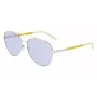 Converse CV100SACT045 Męskie okulary przeciwsłoneczne w kształcie kwadratu - czarna oprawka, szare szkła 57mm