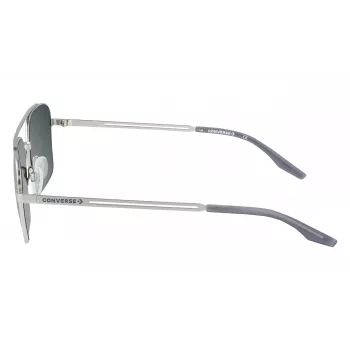 Converse CV101SACTI045 Okulary przeciwsłoneczne męskie prostokątne - czarna oprawka szare szkła 56mm