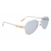 Okulary przeciwsłoneczne Converse CV300SDISR100 dla mężczyzn - czarna oprawka acetatowa, szare soczewki poliwęglanowe, 58 mm