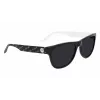 CONVERSE CV500S Allsta Okulary przeciwsłoneczne męskie - czarna oprawka, szare soczewki 57mm