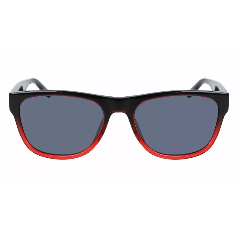 Converse CV500SALLS055 Męskie okulary przeciwsłoneczne prostokątne czarno-szare 57mm