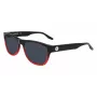 Converse CV500SALLS055 Męskie okulary przeciwsłoneczne prostokątne czarno-szare 57mm