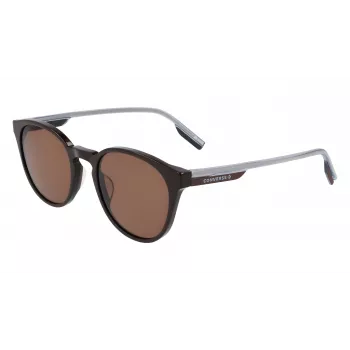 Converse CV503SDISR Męskie Okulary Przeciwsłoneczne Prostokątne - Czarna Oprawka Szare Szkła 52mm