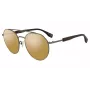 CONVERSE Unisex Okulary Przeciwsłoneczne SCO053Q56568G Błyszcząca Czarna Oprawka Zielone Szkła 56/19/140 mm
