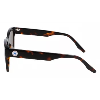 Okulary przeciwsłoneczne CONVERSE Women's C501SALTAR239, prostokątne, soczewki dymne, oprawka z czarnego acetatu, 56/18/140 mm