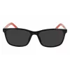 Okulary przeciwsłoneczne CONVERSE damskie CV506SCHUCK01 - czarna oprawka, szare szkła, 57 mm