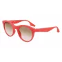 Okulary przeciwsłoneczne CONVERSE V554SRESTORE dla kobiet - Prostokątna oprawka pełna z tworzywa sztucznego z szarymi soczewkami poliwęglanowymi - Ochrona UV400 - Szerokość soczewki 49 mm