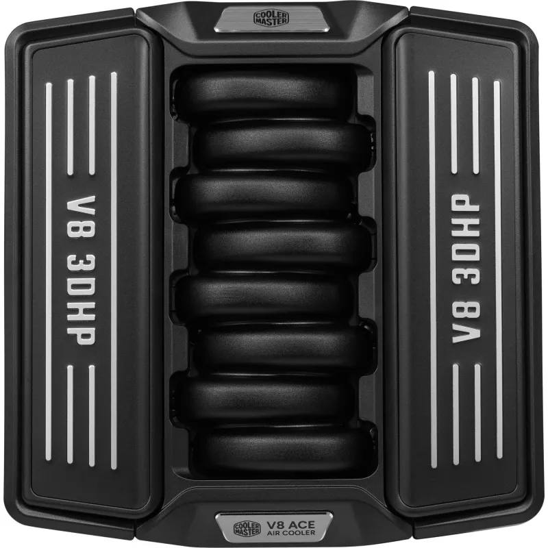 Cooler Master V8 ACE 3DHP CPU Air Cooler, Black, AMD, 120mm
