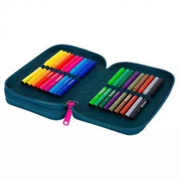 CoolPack Jumper 2 Sunny Day Dwupoziomowy piórnik szkolny z wyposażeniem
