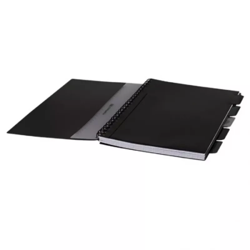 COOLPACK Notatnik spiralny A4 czarny - 80 kartek w kratkę