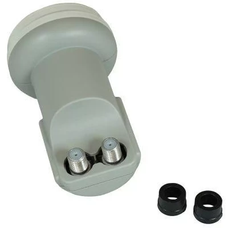 Konwerter LNB Twin CORAB C120TWN – 2 wyjścia, 40 mm feedhorn, niski szum 0,1 dB, wodoszczelny typ F
