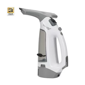 Bezprzewodowy odkurzacz do szyb KS-5529C, zbiornik 100 ml, wodoodporny, biało-szary