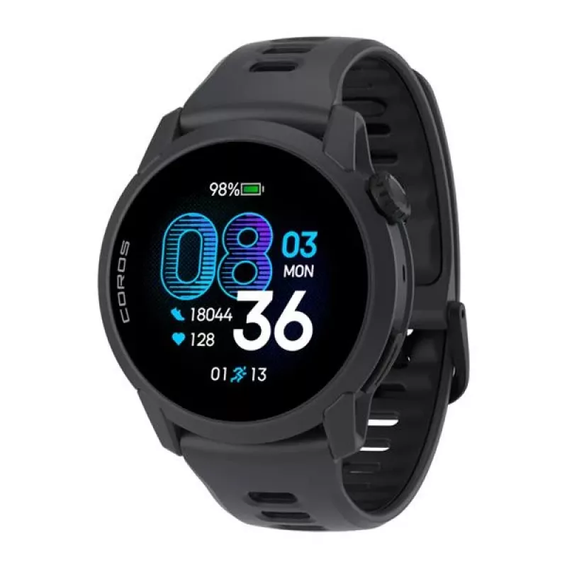 COROS PACE 4 GPS zegarek sportowy, silikonowy, czarny