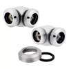 Corsair CX-9052021-WW Chrome płyn regulacyjny mosiężny 1/4 cala złączka 90 stopni