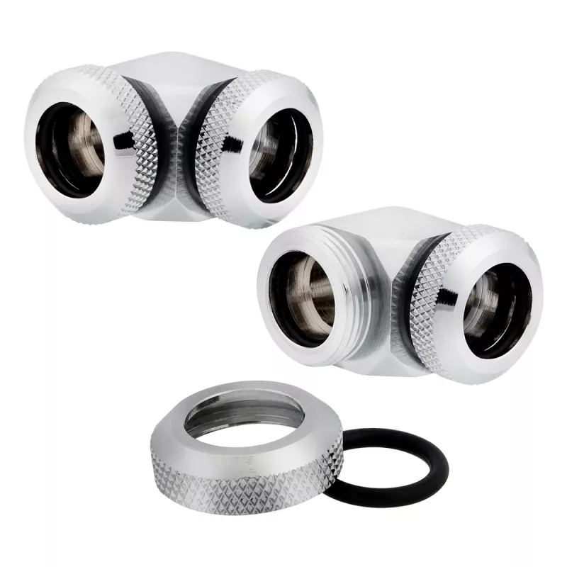 Corsair CX-9052021-WW Chrome płyn regulacyjny mosiężny 1/4 cala złączka 90 stopni