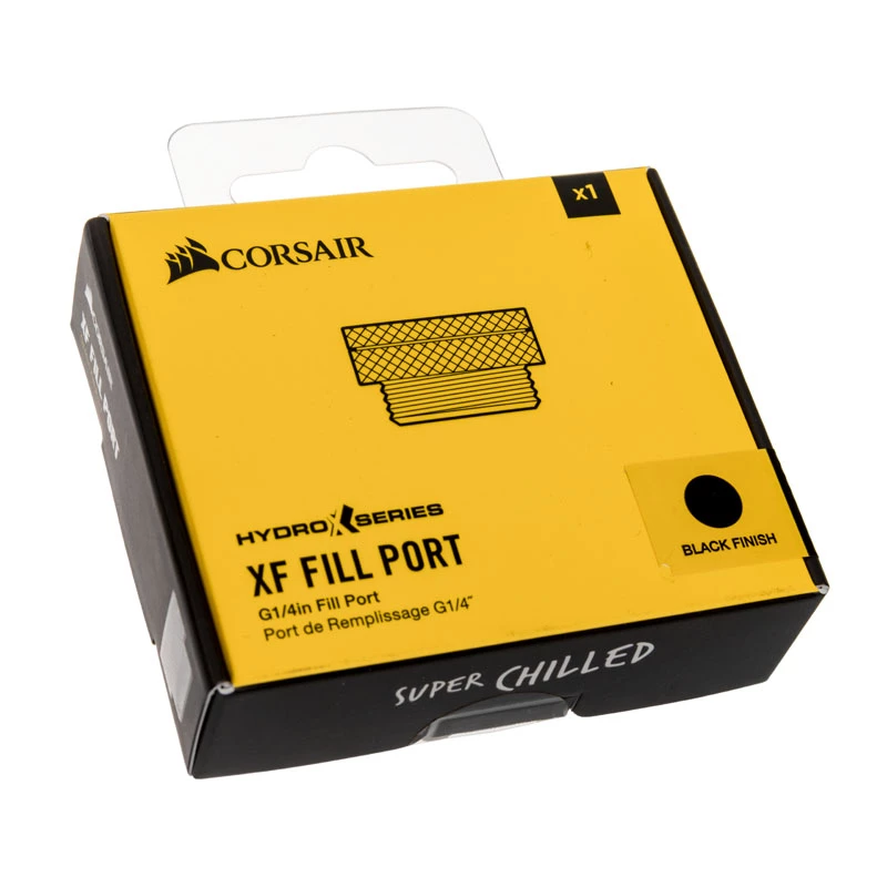 CORSAIR Hydro X Series XF Port wlewu G1/4 cala gwint wewnętrzny - czarny