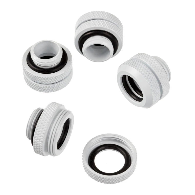 Corsair Hydro X Series XF Hardline 12mm OD Fitting - Biały (Zestaw 4 szt.)