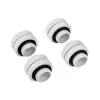 Corsair Hydro X Series XF Hardline 12mm OD Fitting - Biały (Zestaw 4 szt.)