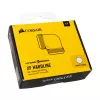 Corsair Hydro X Series XF Hardline 90° 14mm OD - Kątowy adapter montażowy do układu chłodzenia cieczą - Biały (opakowanie 2 szt.)