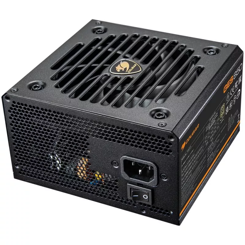 Cougar GES 850 850W 80 Plus Gold ATX Zasilacz z kablami stałymi