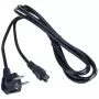 CP NB-10A Przewód zasilający Euro 3-pin C5 IEC 3m Hybrydowy Standard C/E/F CEE 7/7 Czarny