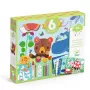 Creative Mouse and Friends zestaw kolaży od Djeco