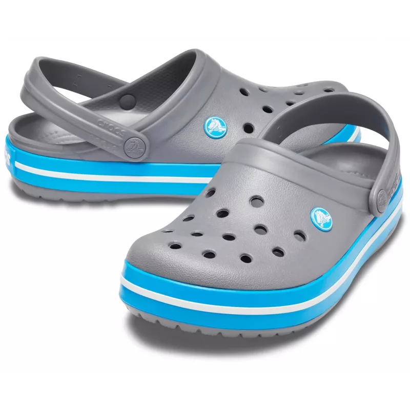 Crocs Crocband Clogs Unisex Szary, Niebieski, Biały