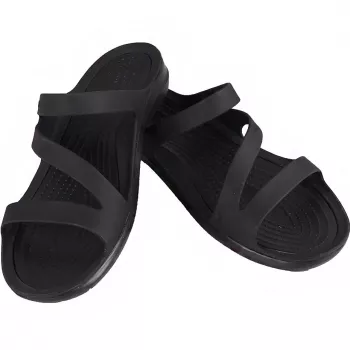 Crocs Swiftwater Sandal W Damskie Klapki Czarny 203998-060 EU 36-37