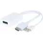 CUC Exertis Connect 127389 Aktywny konwerter sygnału wideo DisplayPort na HDMI 4K UHD 60Hz Czarny