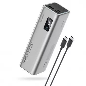 Cuktech CUKP200XGLGR 20000 mAh 100W Power Bank Szary